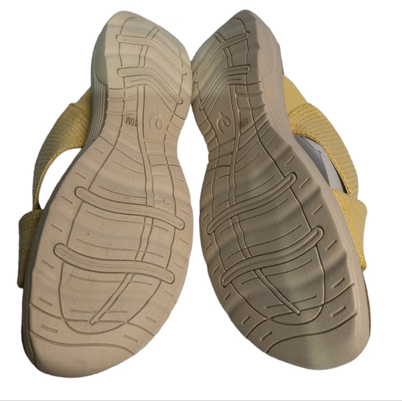 Easy Spirt Taite Square Slip-on Slide Sandals Yellow - Picture 4 of 4